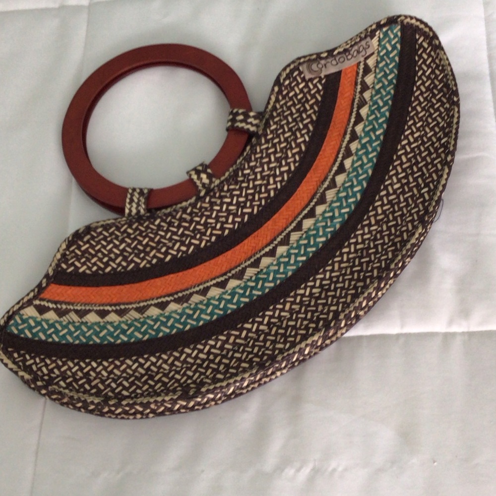 CardpBags - Camila Ring - Women’s Crescent Woven Handbag